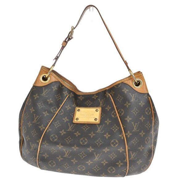 LOUIS VUITTON Galliera PM Shoulder Bag Monogram Leather Brown GHW M56382 14KA680 - Picture 1 of 15
